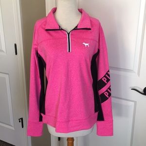 Victoria Secret Pink Quarter Zip Large
